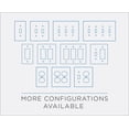 thumbnail image 5 of Franklin Brass Classic Lace Double Duplex Wall Plate in Satin Nickel, 5 of 5