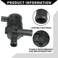 thumbnail image 6 of Unique Bargains No.8E0965559 Auxiliary Cooling Water Pump for Audi RS4 2007-2008 / 1Pcs Black, 6 of 6