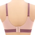 thumbnail image 5 of UngA Soft Bralettes for Women Front Closure Bras Push Up No Underwire Everyday Bra Plus Size Full Coverage Breathable Brassiere Pink,XL(40/90), 5 of 5