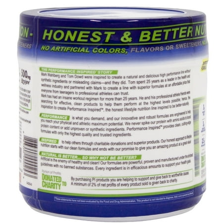 Performance Inspired Nutrition Pre-Workout Powder - All Natural - G-Free & Vegan Formula - Contains Citrulline - Nitrosigine - Green Tea - Arginine - Beta Alanine - Tropical Fruit Punch - 32 Servings