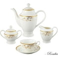 thumbnail image 3 of Bone China 57-Piece Floral Design Dinnerware Set, Service for 8, 3 of 9