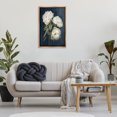 thumbnail image 4 of Stupell Industries Transitional White Blossoms on Blue Brown Floating Frame Canvas Art, 21 x 31, by Alex Black, 4 of 8