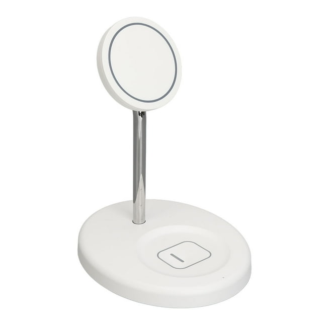 2 En 1 Cargador Inalámbrico Magnético, 15W Ayuna Soporte De Carga Inalámbrico Del Cargador 15W Para El Smart Watch Del IOS