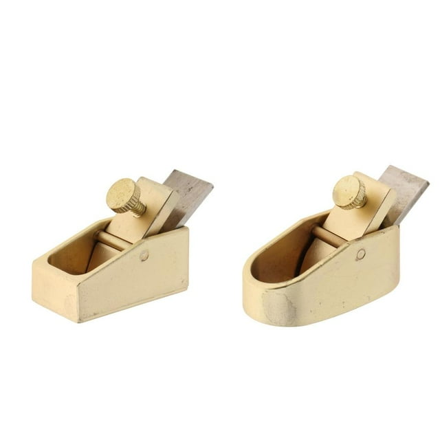 2 Uds, Herramienta de Carpintería Plana, Cuerpo de Latón, Herramienta Luthier, shamjiam violín haciendo plano del pulgar