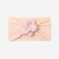 thumbnail image 5 of Odeerbi Baby Girls Elastics Hair Bows Headband Toddler Cute Bowknot Flower Hair Band Solid Color Headdress Hair Accessories Pink, 5 of 6