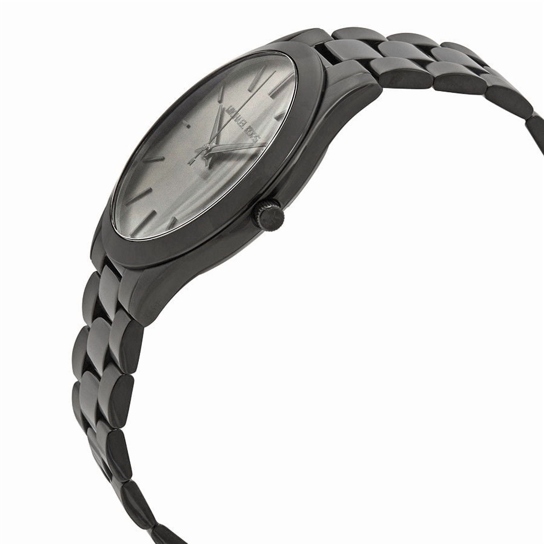 NWT Auth Michael Kors Slim Runway Watch in Black Michael Kors MK9060 - Slim Runway Chronograph Watch  main image 2