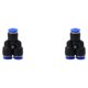 thumbnail image 3 of Speravity 10x conectores de tubo neumático duraderos negros para alta resistencia a la presión tubería de manguera rápida aseguramiento de la Type2 NO2, 3 of 6