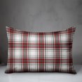 thumbnail image 3 of Creative Products Red Gray Plaid 20 x 14 Spun Poly Pillow, 3 of 3