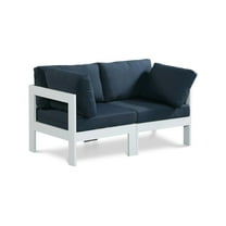 Meridian Furniture Nizuc Navy Outdoor Patio Modular Sofa