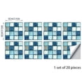 thumbnail image 2 of De Pegatinas 3D Para Azulejos, Pegatinas Decorativas Autoadhesivas Para Despegar Y Pegar, Decoración De Pared Para El Hogar, Papel Tapiz Extraíble Para El Hogar, La Cocina Y El Baño 10 Uds. Sweethay HA040768-01, 2 of 6