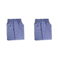 thumbnail image 2 of Qarigey Ropa interior para hombre, bóxer tejido, pantalones cortos para hombre, cómodo, al tacto, ropa para el hogar, ropa de dormir lavable, Color de la flor XXL 2Conjunto, 2 of 6