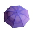 thumbnail image 3 of GustBuster Metro 43-Inch Automatic Wind Resistant Umbrella Purple, 3 of 4