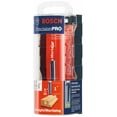 thumbnail image 3 of Bosch 5/16In X 1In Carbide Tipped Double Flute Straight Router Bit, 3 of 5