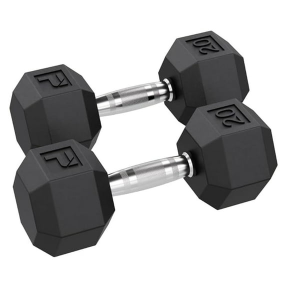 Rubber Hex Dumbbells