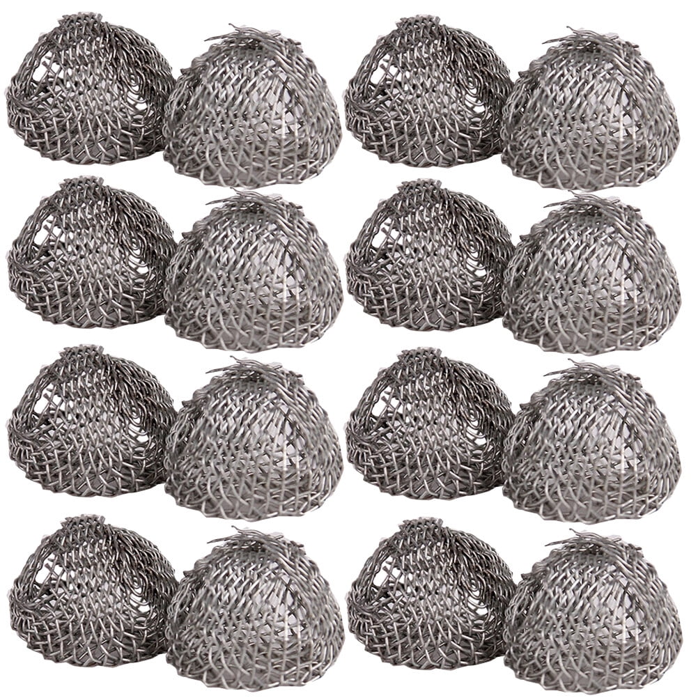 Tinksky 50pcs Metal Tobacco Pipe Screens Smoking Pipe Filters