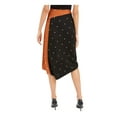 thumbnail image 2 of ALFANI Womens Brown Printed Midi Pleated Skirt 4, 2 of 4
