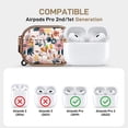 thumbnail image 2 of Maxjoy Case for Airpods Pro 1st&2nd Gen with Lock and Keychain Flower AirPod Pro 1&2 Case Cover, 2 of 7