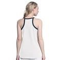 thumbnail image 2 of Women's-G-III 4Her by Carl Banks  White Miami Marlins Curveball Tank Top, 2 of 2