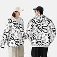 thumbnail image 4 of Fotbe Hand Drawn Snake Chaqueta con Protección Solar UPF 50+ para Hombre y Mujer, Camisa con Capucha y Bolsillos-Medium, 4 of 7