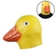 thumbnail image 1 of Máscara de lujo de la novedad de Halloween Máscara de cabeza de pato Máscara de animal de látex Amarillo Xemadio 221173, 1 of 9