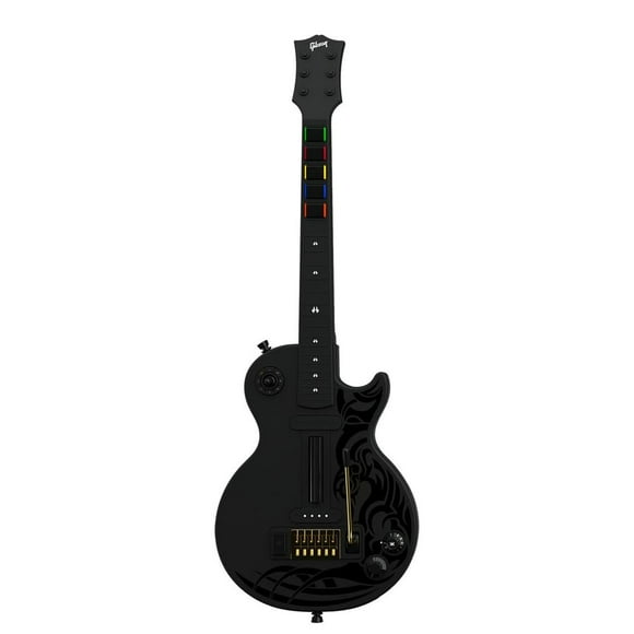 Controlador de guitarra CRKD Gibson Les Paul negro Tribal Multi