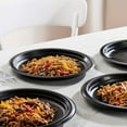 thumbnail image 2 of Price Drop VIWING 10" Black Plastic Plates Lightweight Disposable Plates for Parties, 100-Pack Buy Multiple Save 10%, 2 of 6