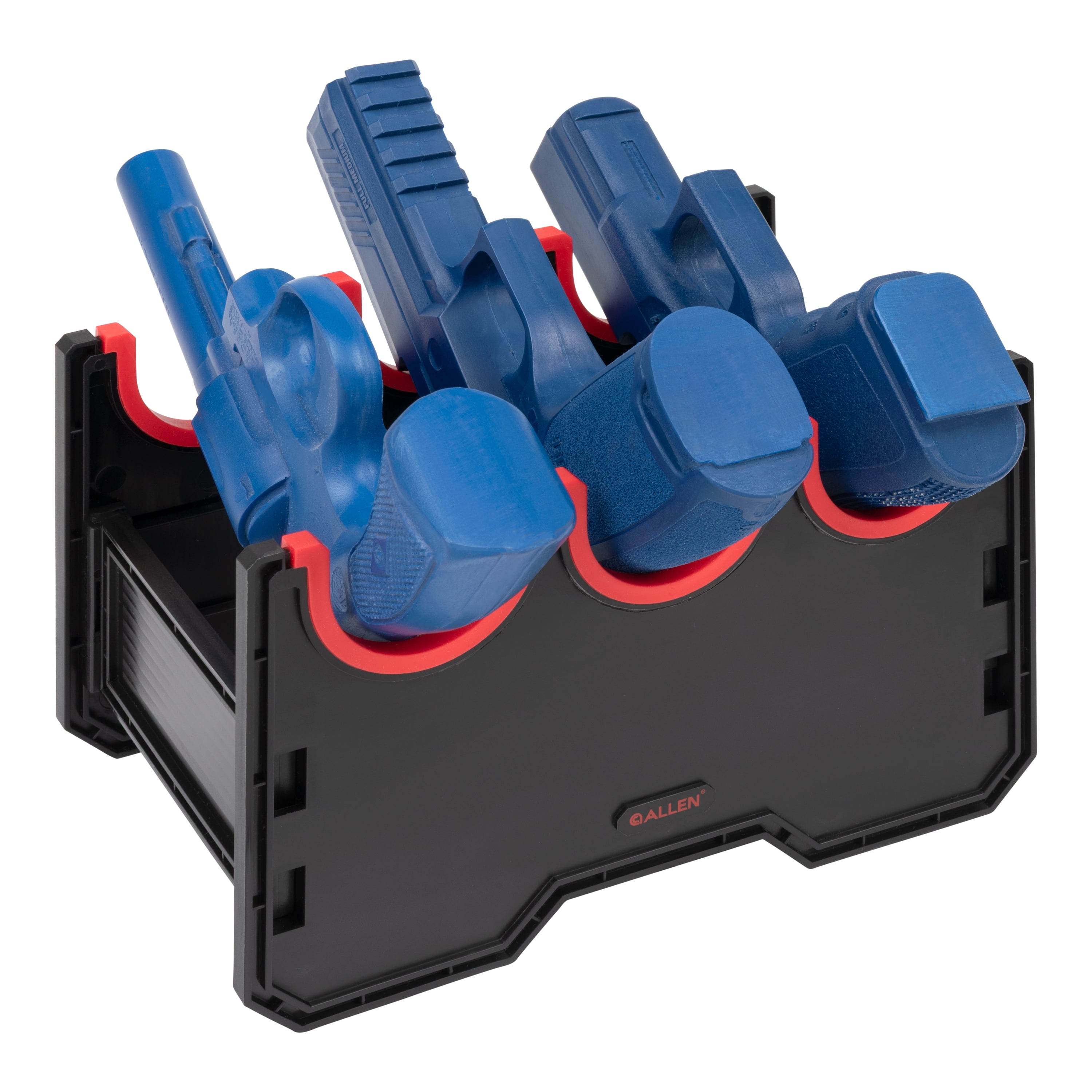 Allen Company Handgun Storage Rack, Holds 3 Handguns, Plastic Organizer