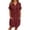 Brown, variant on Women’s Casual Shirt Dress Relaxed Fit Mid Length Long Sleeve Versatile Tunic Top Suitable for All Seasons Easy Outfit Everyday
