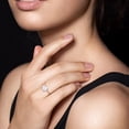 thumbnail image 6 of Everly Women's Created Moissanite 14K Yellow Gold Engagement Ring, 6 of 8
