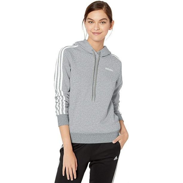 adidas Womens Essentials 3-stripes Fleece Hoodie Sweatshirt - Walmart.com