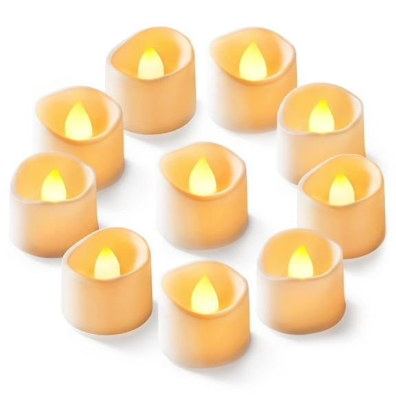 Homemory Flameless LED Tea Lights Candles Battery Operated 12-Pack