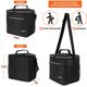 thumbnail image 4 of Lunch Box Opux - Bolsa térmica aislante (25 x 18 x 20 cm), color negro, 4 of 6