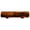 Black Swirl Opal Orange, variant on Hot Knobs HK1037-PA Light Plum Rectangle Glass Cabinet Pull - Aluminum Post