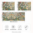 thumbnail image 2 of Yayeee Pillowcase Standard Size Set of 2 Satin Wrinkle Resistant Pillow Case, Beige Floral Garden, 2 of 8