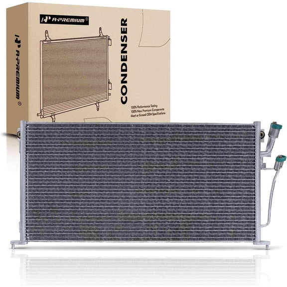 A-Premium Air Conditioning A/C Condenser Compatible with Mitsubishi Lancer 2004 2005 2006 2.0L 2.4L, Replace# CN3292PFC, MN151100