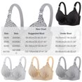 thumbnail image 3 of Ichuanyi Women's Bra Wire Free Underwear OnePiece Bra Everyday Plus Size Underwear Bras, 3 of 5