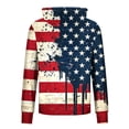 thumbnail image 6 of VBVC Men's UPF 50+ American Flag Print Hooded Shirt with Face Gaiter,Patriotic Sun Protection Fishing Hiking Tee For Men,Beige,S-5XL, 6 of 6
