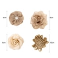 thumbnail image 6 of Twowood Artificial Burlap Flower Multifunctional Imitation Linen Rustic Bowknot Jute Faux Floral Decor for Christmas Tree, 6 of 10