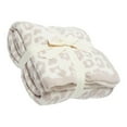 thumbnail image 1 of Fleece Throw Blanket Soft Leopard Pattern Blankets Throw Blanket Comfy Blanket for All Seasons 30x35inch, 1 of 8