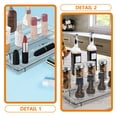 thumbnail image 3 of OUNONA Organizador De Especias Y Maquillaje Transparente Con 3 Niveles Para De Espacio, 3 of 8