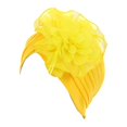 thumbnail image 3 of WHEANG Headbands for Women Elegant Summer Lightweight Cooling Floral Scarf Headbands Large Side Flower Flowy Hair Wraps for Women Soft Breathable Stretchy Non Slip Fashion Hair Bands Yellow, 3 of 5