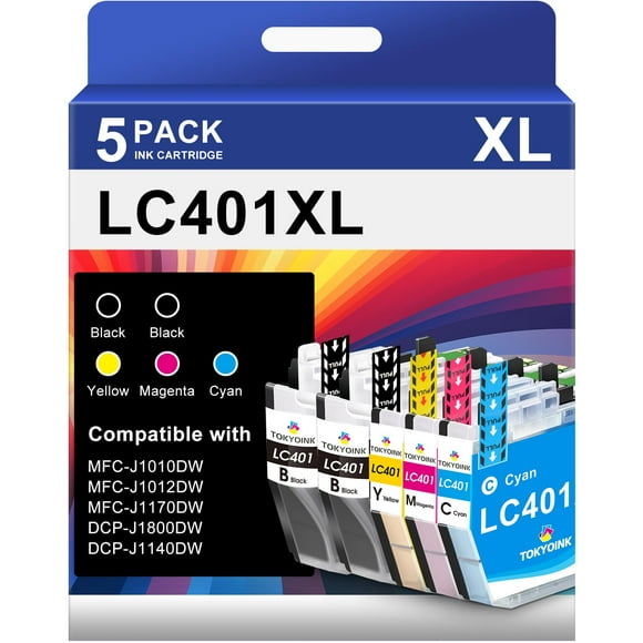 Cartuchos de tinta TOKYOINK LC401XL compatibles con Brother LC401