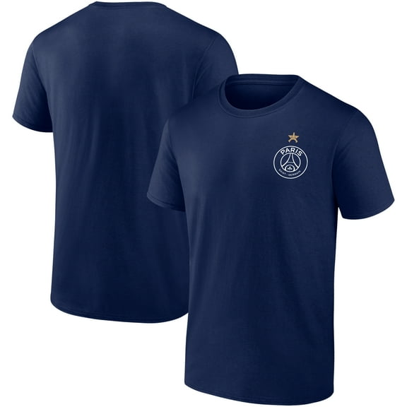Men's Navy Paris Saint-Germain 2025 Champions League Winners Eiffel Star T-Shirt