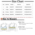 thumbnail image 3 of LLYwey Bralettes for Women Padded Elderly Women Underwear Without Underwire Cotton Breathable Bra Plus Size Wireless Bra Women's Plus Size Polyester Training Bra Style LW-281 Gold XXL, 3 of 8
