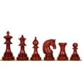 thumbnail image 4 of Patton Staunton Chess Set with Padauk & Boxwood Pieces - 4.25" King, 4 of 4