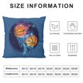 thumbnail image 5 of Orinice Basketball Theme Graphic Decorative Throw Pillow Cover for Home Couch Living Room Bed Sofa - Aesthetic Design for Men Women Boy Girl - 1PC 18x18in, 5 of 5