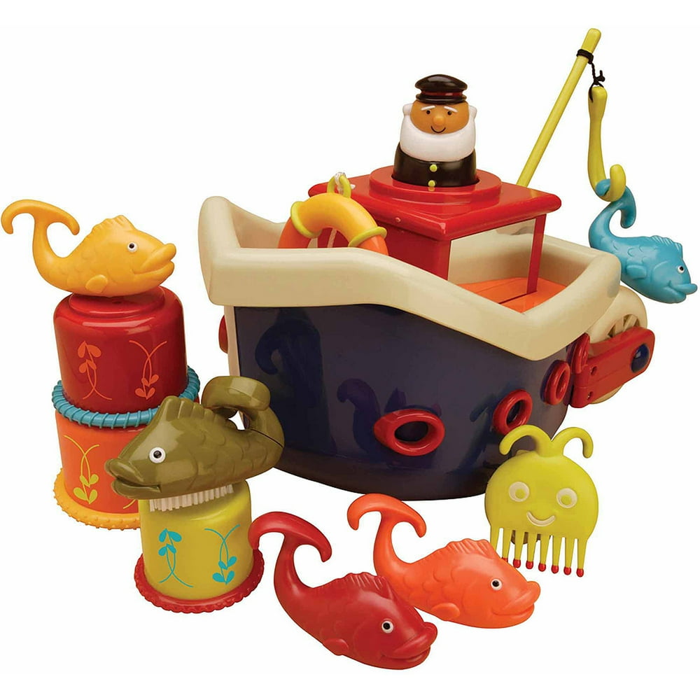 Battat B. Fish and Splish Boat Bath Toy