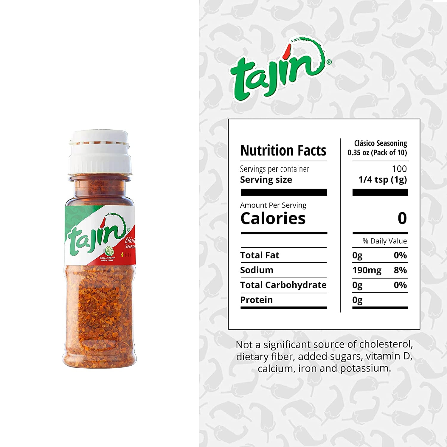 Buy Tajin Clasico Chile Lime Mexican Seasoning Mini 0.35 oz. Bottle (10 Pack) Online at Lowest