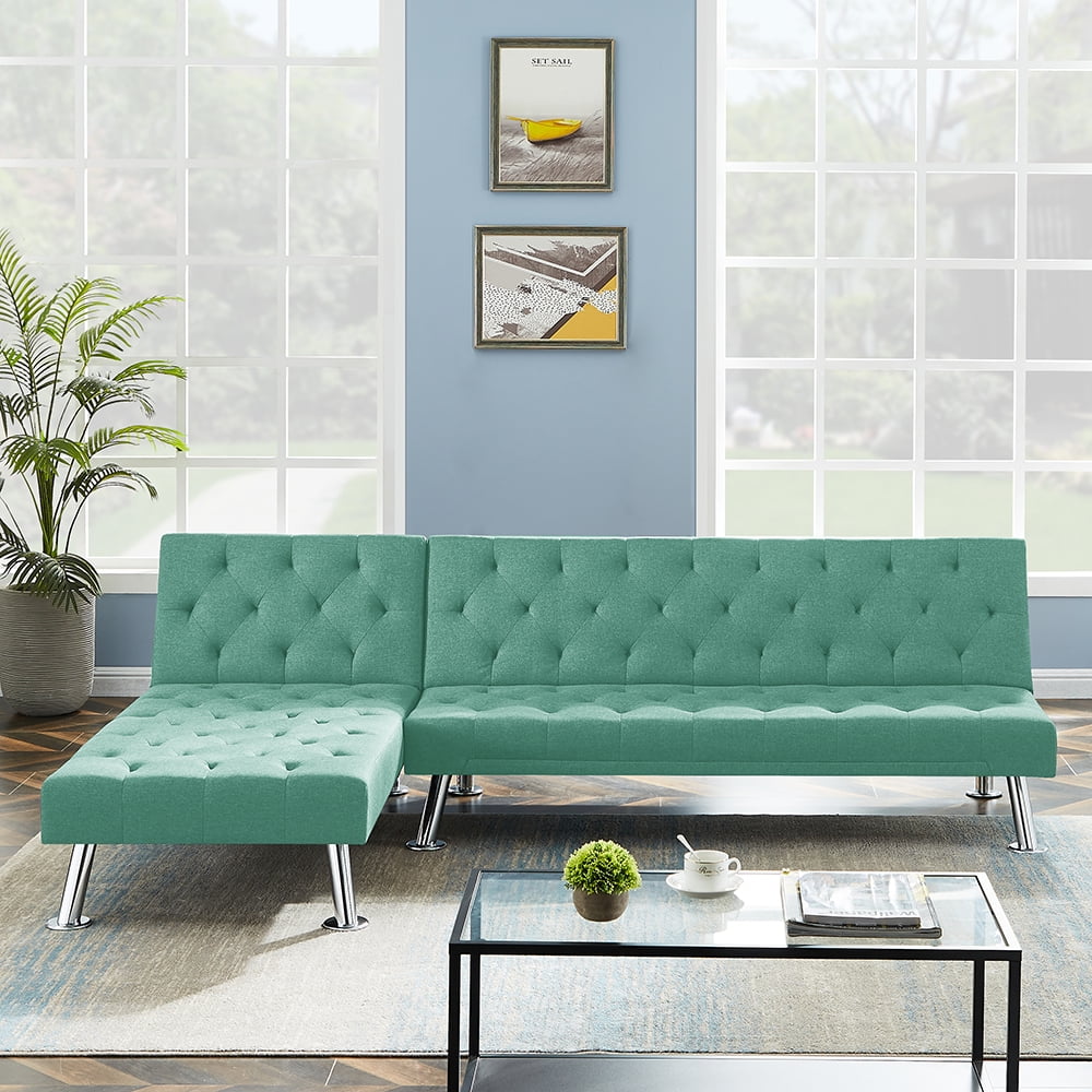 Lowestbest Sofa Bed and Sleepers Couch, Sectional Recliner Couch Sofabed for Living Room, Green Lowestbest Sofa Bed and Sleepers Couch, Sectional Recliner Couch Sofabed for Living Room, Green