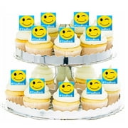 24pk Emotions #You Rock Edible Cupcake Decoration Toppers / Picks